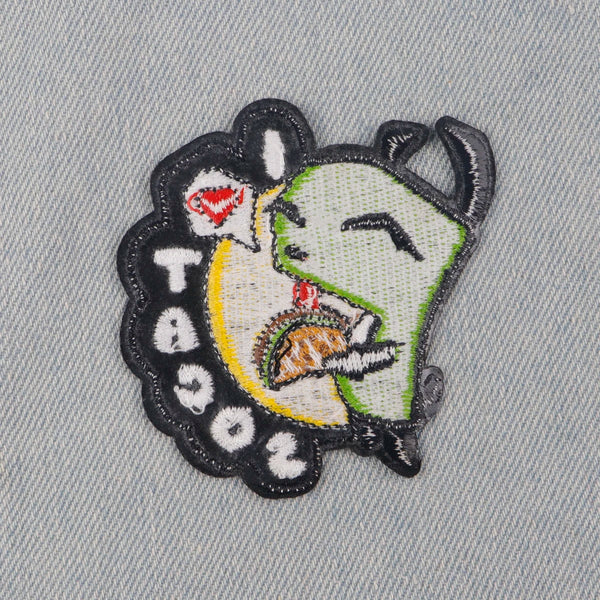 Invader Zim ‘Gir Tacos’ Embroidered Patch