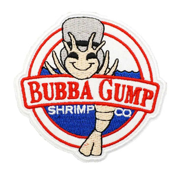 Cool 'Bubba Gump Shrimp Co. Logo | Round' Embroidered Patch