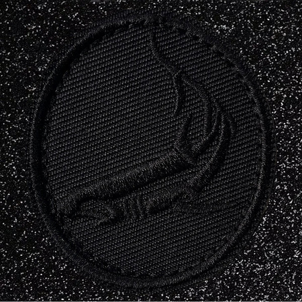 Shark 'Round' Embroidered Velcro Patch