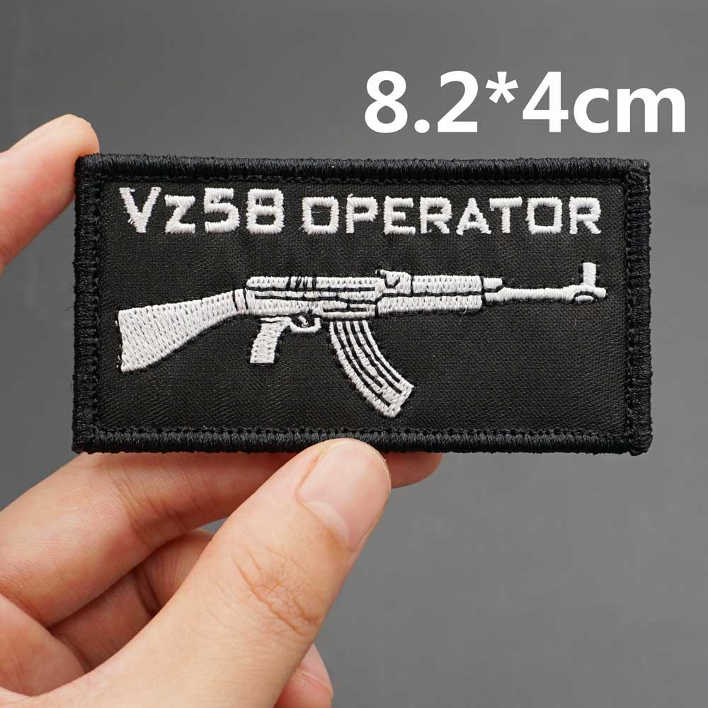 Military Tactical 'Vz58 Operator Rifle' Embroidered Patch