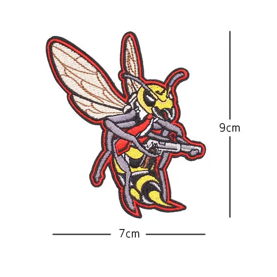 Insect 'Tactical Hornet' Embroidered Velcro Patch