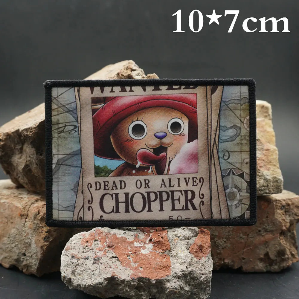 One Piece 'Chopper | Dead or Alive' Embroidered Patch