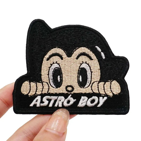 Astro Boy 'Peeking' Embroidered Velcro Patch