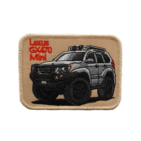 Off-Road Vehicles 'Lexus GX470 Mini' Embroidered Velcro Patch