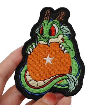 Saiyan Saga 'Shenron | Holding Star Crystal' Embroidered Velcro Patch