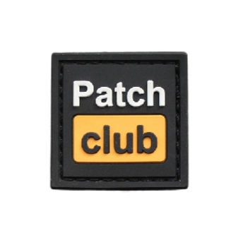 Cool 'Patch Club Logo | Mini' PVC Rubber Velcro Patch