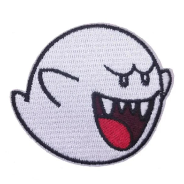 Super Mario Bros. 'Ghost Boo' Embroidered Patch