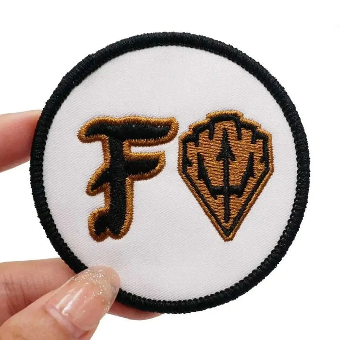 Forward Observations Group 'Trident Spear | Round' Embroidered Velcro Patch