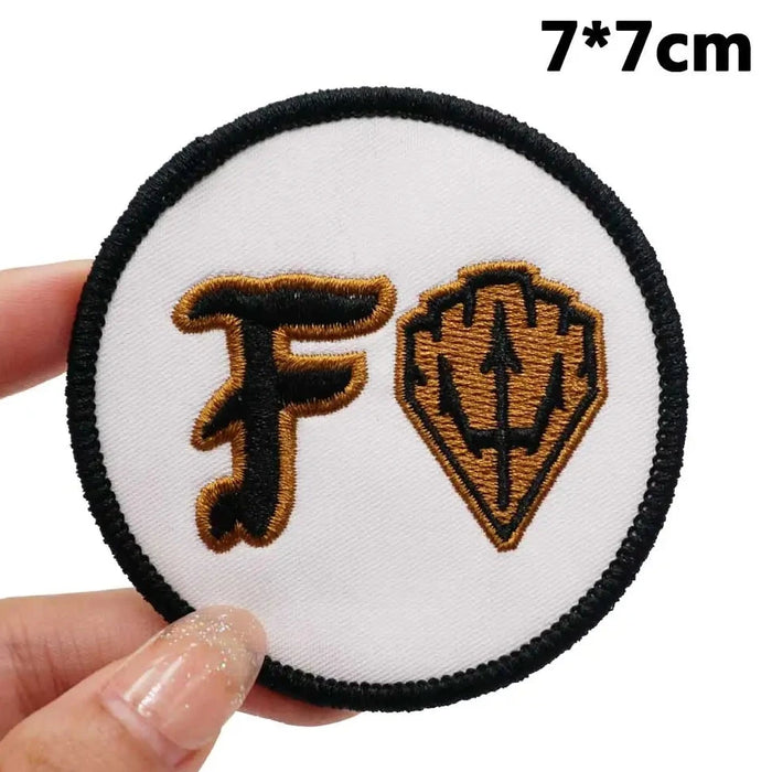 Forward Observations Group 'Trident Spear | Round' Embroidered Patch