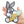 Load image into Gallery viewer, Looney Tunes &#39;Baby Bunny | Holding Carrot&#39; Embroidered Patch
