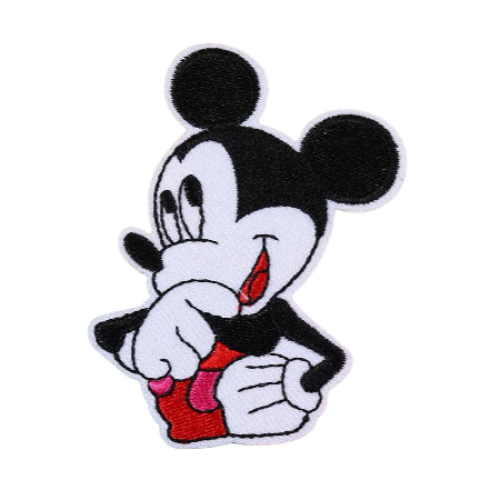 Mickey Mouse 'Mickey | Thinking' Embroidered Patch
