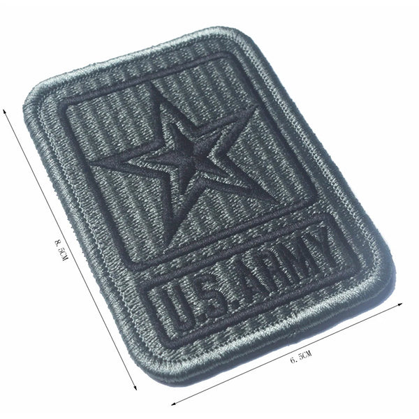 Military Tactical 'U.S. Army | Square' Embroidered Velcro Patch