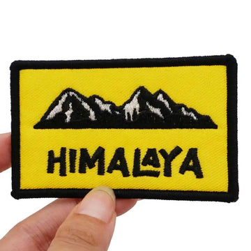 Mountains 'Himalaya | Square' Embroidered Patch