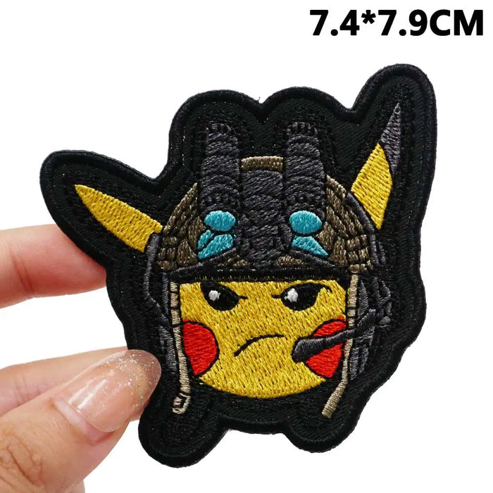 Pocket Monster 'Tactical | Pikachu' Embroidered Patch