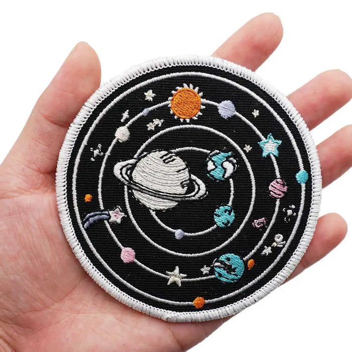 Space 'Planets' Embroidered Velcro Patch
