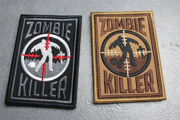 Zombie Killer Embroidered Velcro Patch