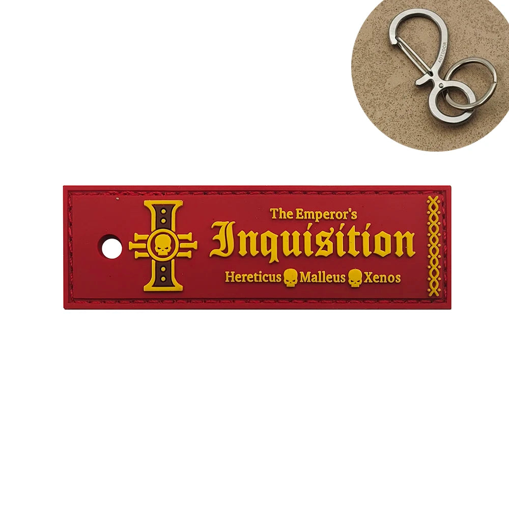 Warhammer 'The Emperor's Inquisition' PVC Rubber Velcro Patch
