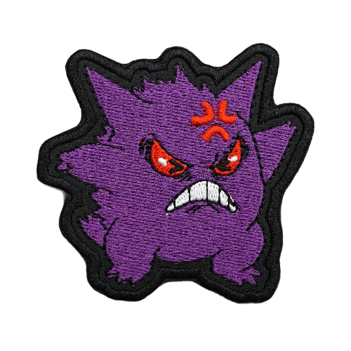 Pokemon 'Gengar | Angry' Embroidered Velcro Patch
