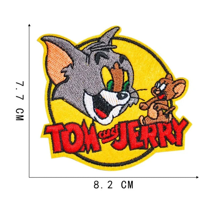 Tom and Jerry 'Logo 1.0' Embroidered Patch