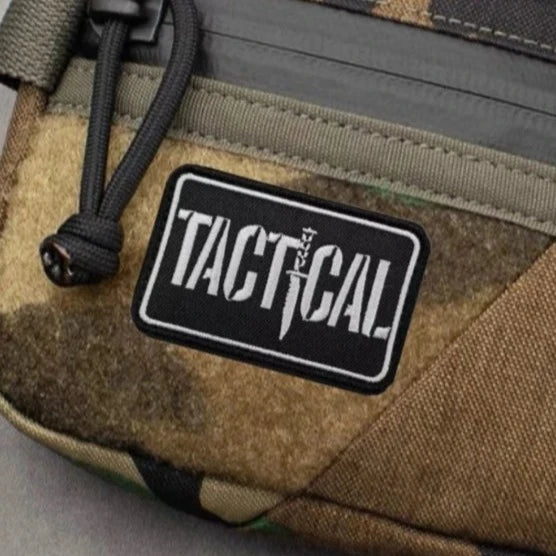 Military Tactical 'Tactical | Sword' Embroidered Velcro Patch