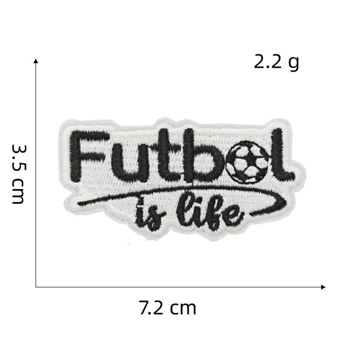 Ted Lasso 'Futbol Is Life' Embroidered Patch