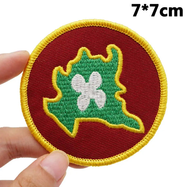 Lombardy Map 'Round' Embroidered Patch