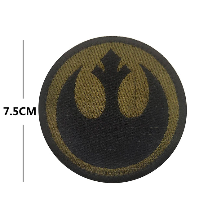 Star Wars 'Rebel Alliance Logo | Round' Embroidered Velcro Patch