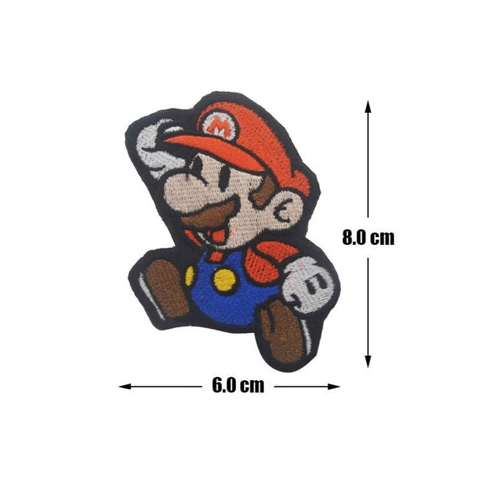 Mushroom Kingdom Bros. 'Mario | Sitting' Embroidered Velcro Patch