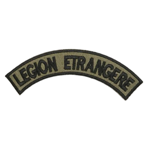 Military Tactical 'Legion Etrangere | Font Logo' Embroidered Velcro Patch