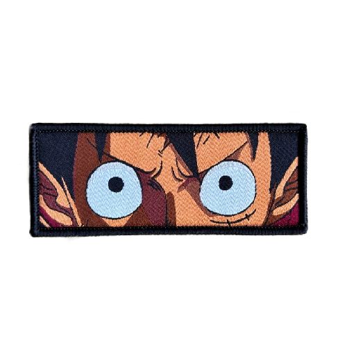 One Piece 'Luffy | Shocked Eyes' Embroidered Velcro Patch