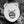 Load image into Gallery viewer, White Bear Head &#39;Angry&#39; Embroidered Velcro Patch
