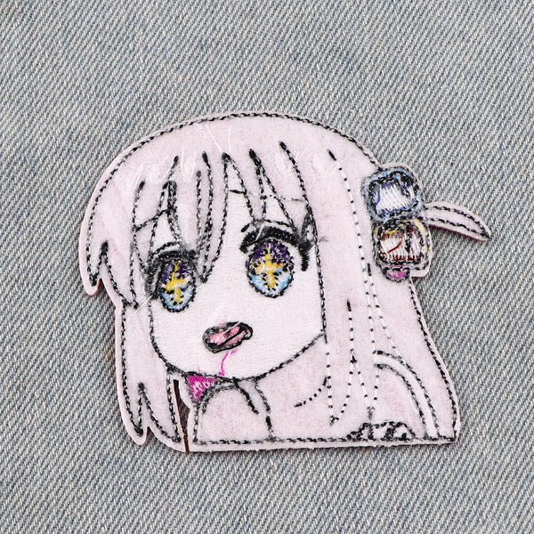 Bocchi the Rock! 'Hitori Gotoh | Peeking' Embroidered Patch