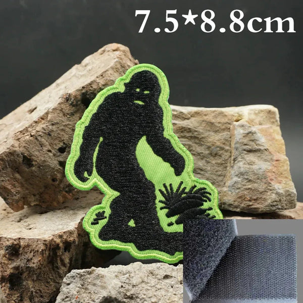 Bigfoot Embroidered Velcro Patch