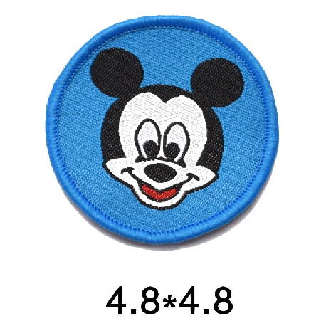 Mickey Mouse 'Baby Mickey Head | Round' Embroidered Patch