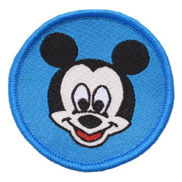 Mickey Mouse 'Baby Mickey Head | Round' Embroidered Patch