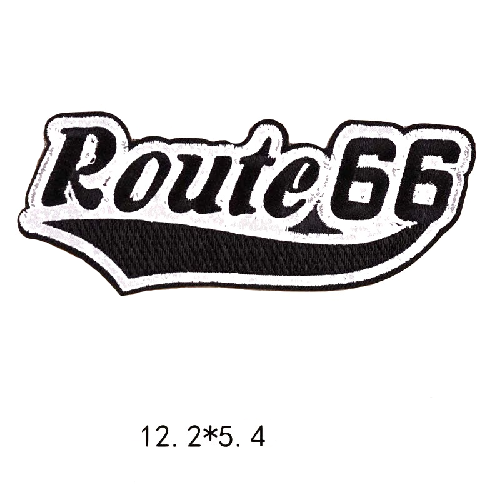 Emblem 'Route 66 | Black' Embroidered Patch