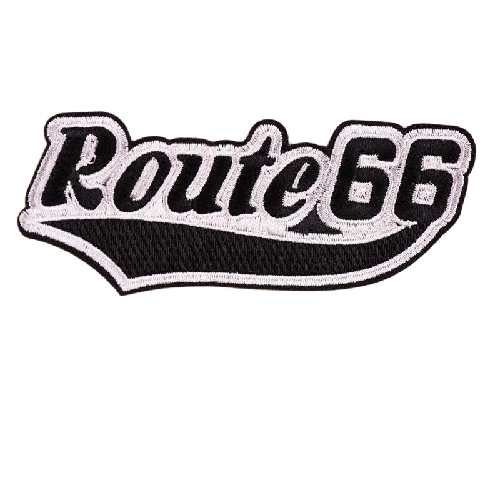 Emblem 'Route 66 | Black' Embroidered Patch