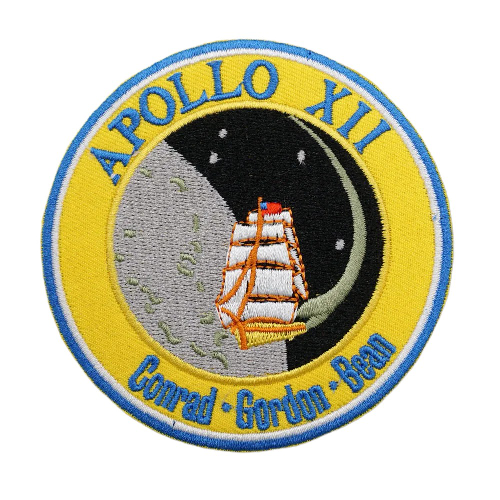 Space 'Apollo XII Logo' Embroidered Velcro Patch