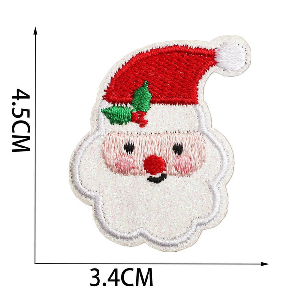 Christmas 'Santa Claus | Face' Embroidered Patch