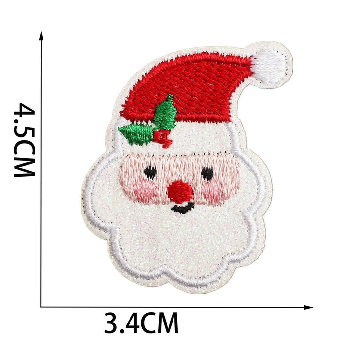 Christmas 'Santa Claus | Face' Embroidered Patch