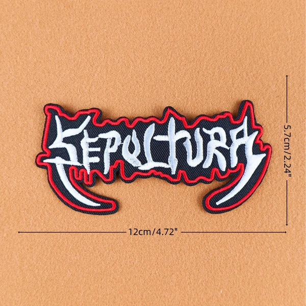 Music 'Sepultura' Embroidered Patch