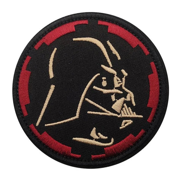 Empire and Rebellion 'Darth Vader Mask' Embroidered Velcro Patch