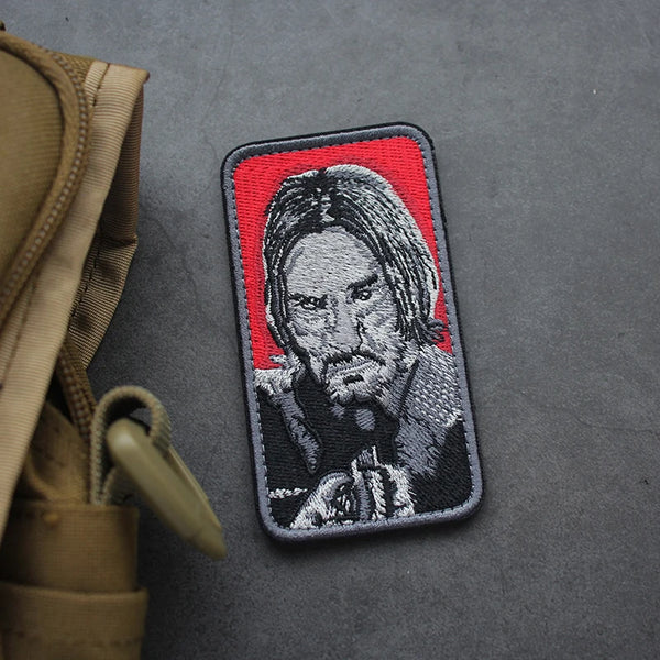 John Wick 'Portrait' Embroidered Velcro Patch