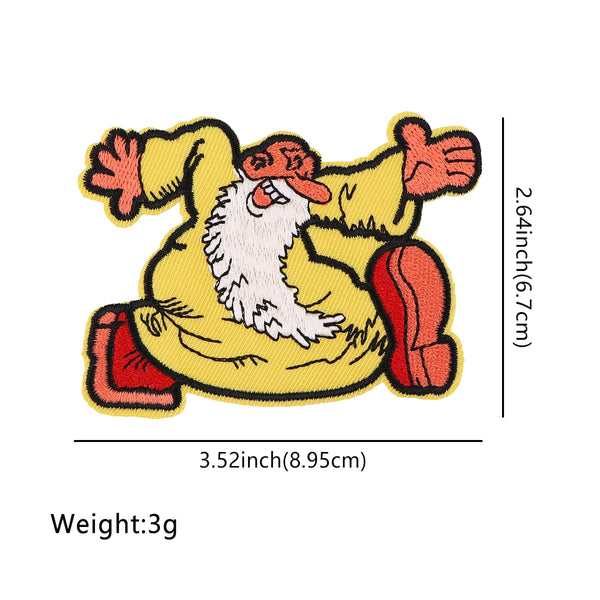 Chipmunk Duo 'Mr. Natural' Embroidered Patch