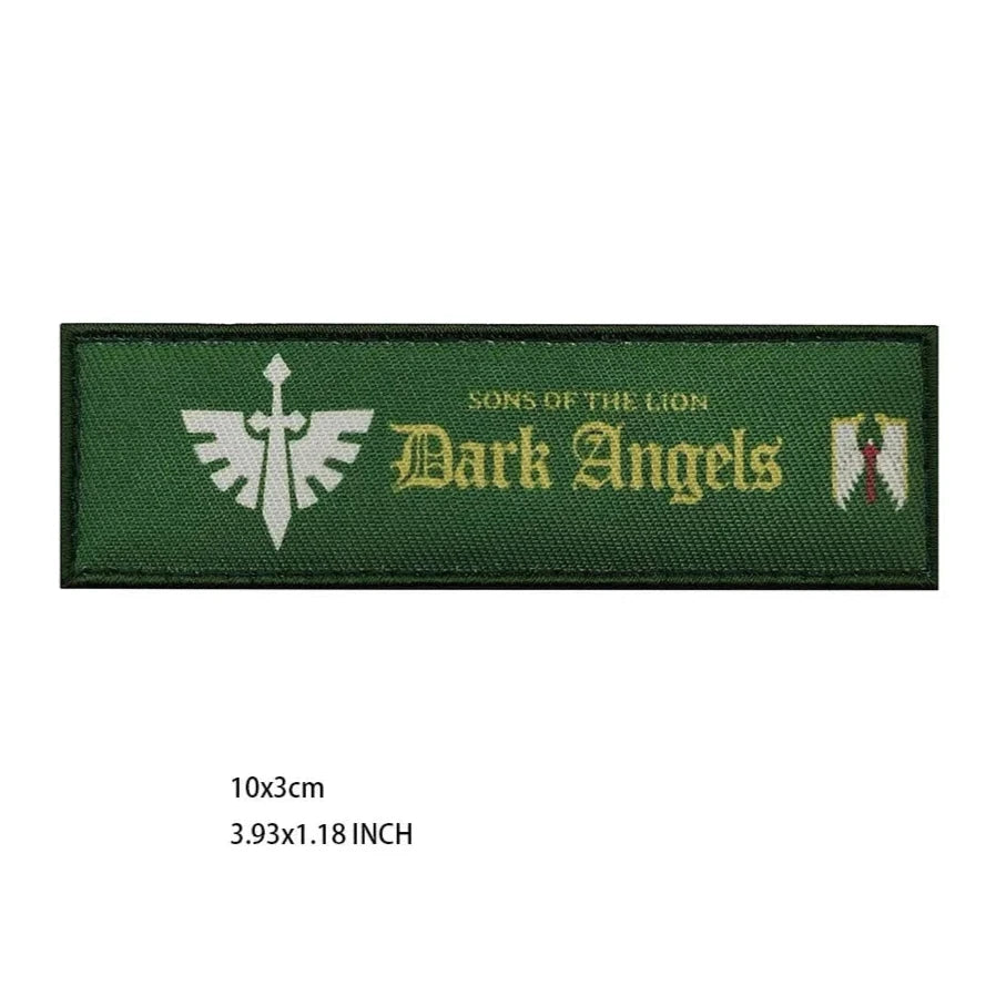 Warhammer 'Dark Angels | Sons of the Lion' Embroidered Velcro Patch