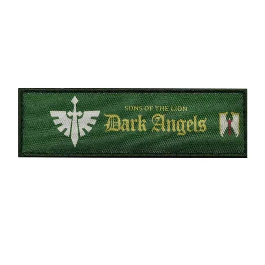 Warhammer 'Dark Angels | Sons of the Lion' Embroidered Velcro Patch