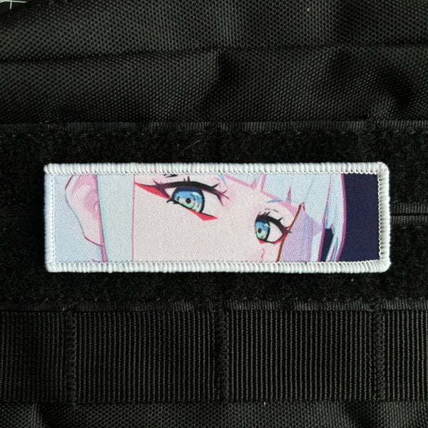 Cyberpunk 'Lucy | Side Look Eyes' Embroidered Velcro Patch