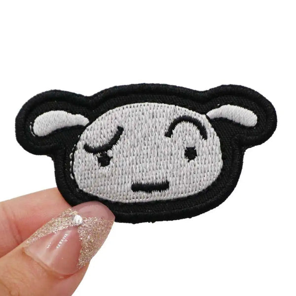 Crayon Shin Chan 'Shiro | Head' Embroidered Velcro Patch