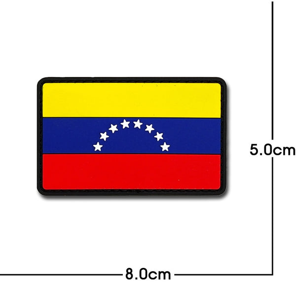 Venezuela Flag PVC Rubber Velcro Patch