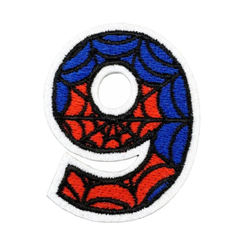 Spider-Man Number 'Nine' Embroidered Patch